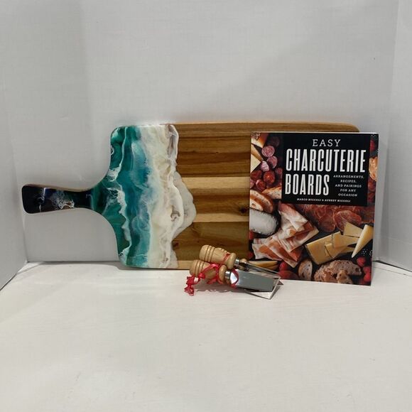 Easy Charcuterie Boards Cookbook By Marco Ocean  Resin Charcuterie Board - Picture 2 of 8